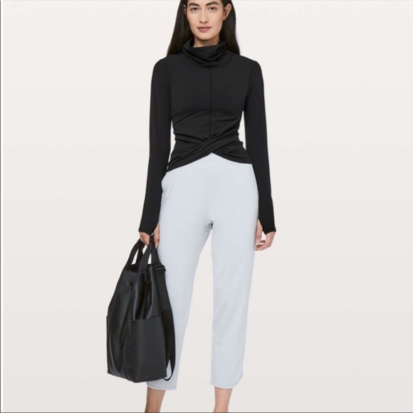 lululemon athletica Tops - Lululemon Crop Turtle Neck Long Sleeve